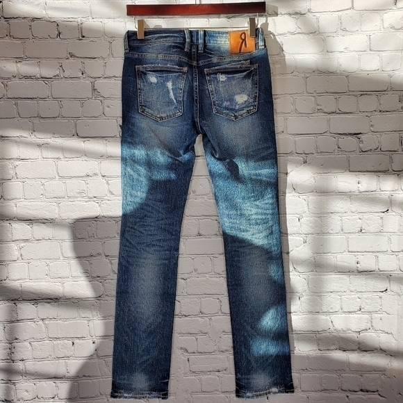 ROCK Revival Mid Rise Straight Leg Denim Jeans 24 - Picture 10 of 12